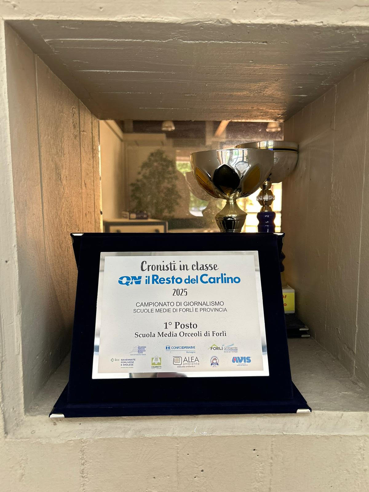 1° Premio alla Scuola Secondaria di I grado Orceoli concorso 